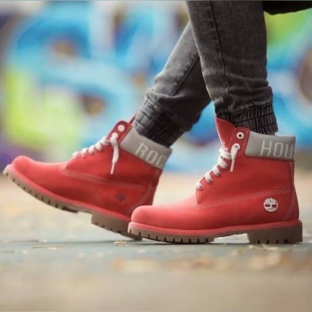✨Unisex Timberland NBA Houston Rockets Boots